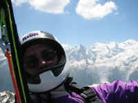 At Base with views of Mont Blanc (28598 bytes)